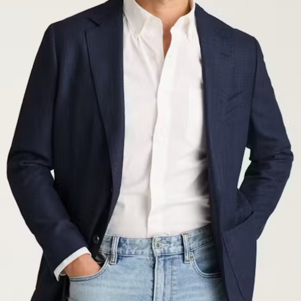 Bonobos Jetsetter Wool Blue Blazer
